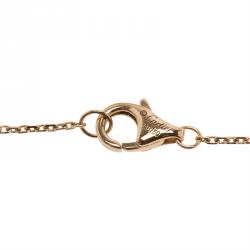 Pre Owned Cartier Amulette De Cartier Onyx Rose Gold Bracelet