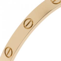 Pre Owned سوار كارتييه لوف ذهب أصفر 18 سم