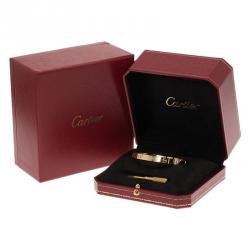 Pre Owned سوار كارتييه لوف ذهب أصفر 18 سم