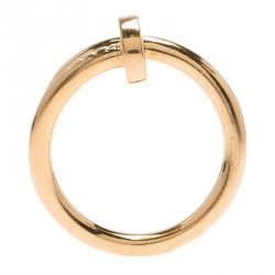 مملوكة مسبقًا Cartier Juste Un Clou Rose Gold Ring Size 56