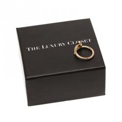 مملوكة مسبقًا Cartier Juste Un Clou Rose Gold Ring Size 56