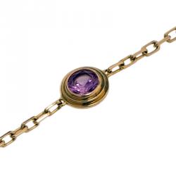 Pre Owned Cartier Saphirs Légers De Cartier Pink Sapphire 18K Rose Gold Bracelet