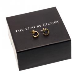 مملوكة مسبقًا Cartier Love Rose Gold Small Open Hoop Earrings