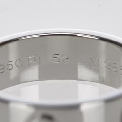 Pre Owned خاتم كارتييه لوف بلاتنيوم مقاس 52