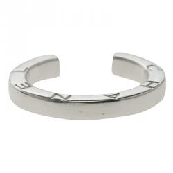 مملوكة مسبقًا خاتم شانيل مفتوح ذهب أبيض عيار 18 مقاس 50.5