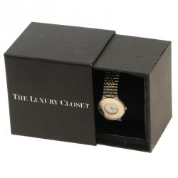Pre Owned Cartier Grey Two Tone Stainless Steel Must 21 De Cartier Women's Wristwatch 31 mm