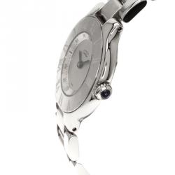 Cartier Silver Stainless Steel Must 21 Women's Wristwatch 28MM 