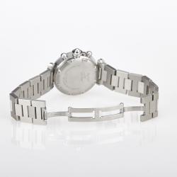 Pre Owned Cartier Silver Stainless Steel Pasha C Women's Wristwatch 36MM