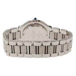 مملوكة مسبقًا ساعة يد كارتييه ماست 21 ستانلس ستيل فضة نسائي 33 مم