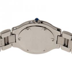 Pre Owned ساعة يد كارتييه ماست 21 ستانلس ستيل فضة نسائي 38 مم