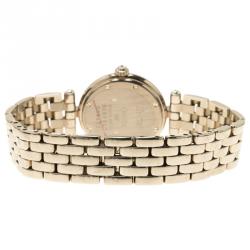 مملوكة مسبقًا Cartier Diamond 18K White Gold Panthere Women's Wristwatch 24MM