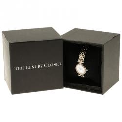 مملوكة مسبقًا Cartier Diamond 18K White Gold Panthere Women's Wristwatch 24MM