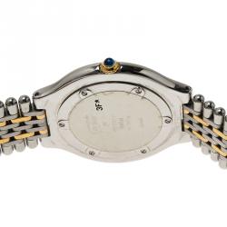 Pre Owned Cartier Ivory Stainless Steel Must 21 Women's Wristwatch 33MM