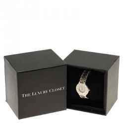 Pre Owned Cartier Ivory Stainless Steel Must 21 Women's Wristwatch 28MM