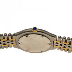 Pre Owned Cartier Ivory Stainless Steel Must 21 Women's Wristwatch 31MM