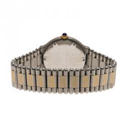 Pre Owned Cartier Ivory Stainless Steel Must 21 Women's Wristwatch 28MM