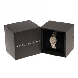 Pre Owned Cartier Ivory Stainless Steel Must 21 Women's Wristwatch 28MM