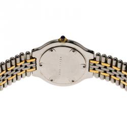Pre Owned Cartier Cream Stainless Steel Must 21 Women's Wristwatch 31MM