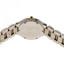 Pre Owned Cartier Grey Stainless Steel Must 21 Women's Wristwatch 28MM