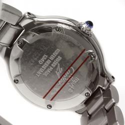 Pre Owned Cartier Silver Stainless Steel Must 21 Women's Wristwatch 28MM