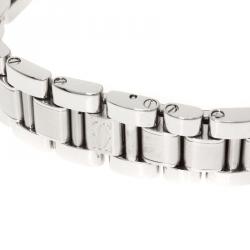 Pre Owned Cartier Silver Stainless Steel Must 21 Women's Wristwatch 28MM