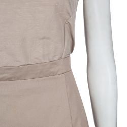 Carven Beige Sleeveless Dress M