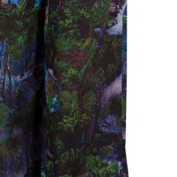 Pre Owned Carven Multicolor Jungle Print Cotton Pants M