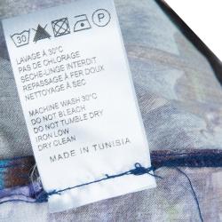 Pre Owned Carven Multicolor Jungle Print Cotton Pants M