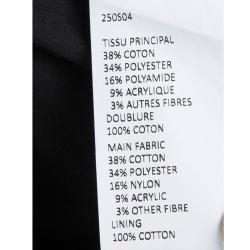 Carven Black Textured High Waist Bermuda Shorts L