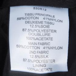 Carven Black Textured Sleeveless Dress L