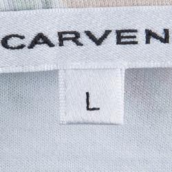 Carven Multicolor Floral Printed T-Shirt L