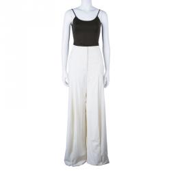 Pre Owned Malandrino White Culotte Pants M