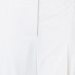 Pre Owned Malandrino White Culotte Pants M