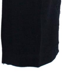 Pre Owned Catherine Malandrino Black Crochet Detail Bermuda Shorts S