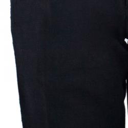 Pre Owned Catherine Malandrino Black Crochet Detail Bermuda Shorts S