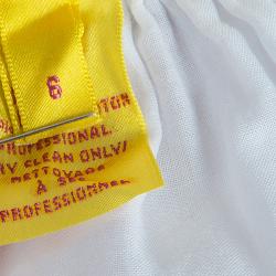 Catherine Malandrino White Ruffle Detail Cotton Blouse M