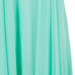 Pre Owned Celine Mint Sleeveless Jersey Dress L