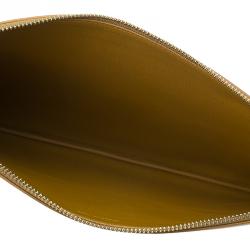 Pre Owned Celine Bi Color Leather Solo Clutch