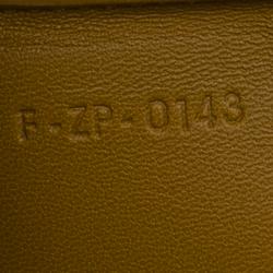 Pre Owned Celine Bi Color Leather Solo Clutch