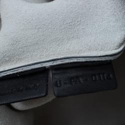 Pre Owned Celine Black Nappa Leather Eyelet Pouch