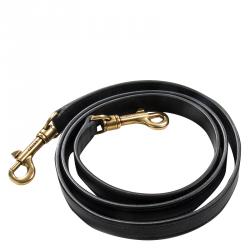 مم لوكة مسبقًا حقيبة يد سيلين نانو لاغدج جلد سوداء 