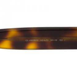 مملوكة مسبقًا Celine Tortoise Frame Shadow Sunglasses