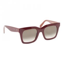 Pre Owned Celine Red CL41411 Square Sunglasses