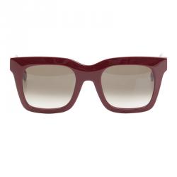Pre Owned Celine Red CL41411 Square Sunglasses
