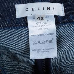Celine Embroidered Floral Flare Jeans L