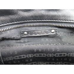 Pre Owned Celine Black Leather Bittersweet Shoulder Bag