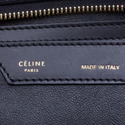 Pre Owned Celine Tri Color Leather and Suede Large Trapeze Tote