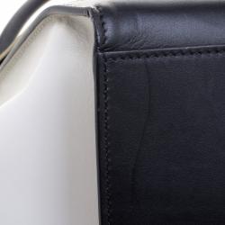 Pre Owned Celine Tri Color Leather and Suede Large Trapeze Tote