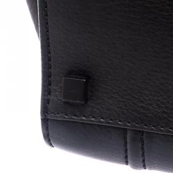 Pre Owned حقيبة يد سيلين لاغدغ فينتوم ميني جلد سوداء