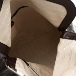 مملوكة مسبقًا Céline Brown Leather Tassel Satchel